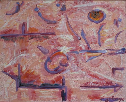 Czesław Szewczyk, Kompozycja - różowa, 1979