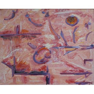 Czesław Szewczyk, Kompozycja - różowa, 1979