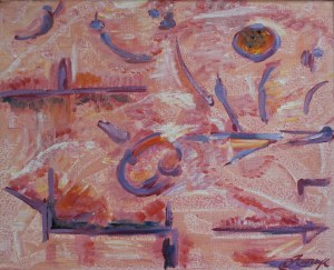 Czeslaw Szewczyk, Composition - pink, 1979