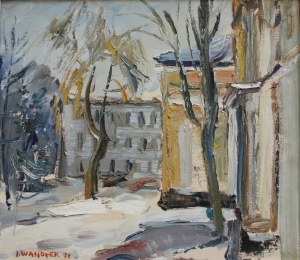 Józef Wasiołek, Łódź in winter, 1971