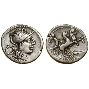 Republika Rzymska, denar, 128 pne, Rzym