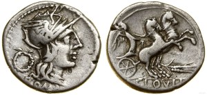 Roman Republic, denarius, 128 BC, Rome