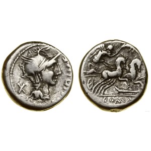 Republika Rzymska, denar, (115-114 pne), Rzym