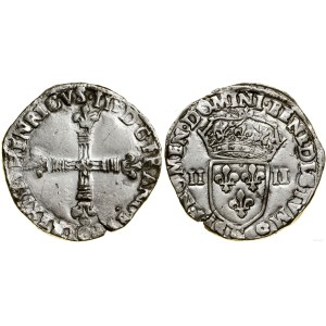 Poland, 1/4 ecu, 1583 C, Saint-Lô