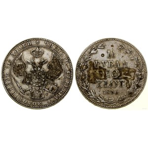 Polska, 10 złotych = 1 1/2 rubla, 1836 MW, Warszawa