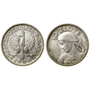 Polska, 2 złote, 1924, Paryż