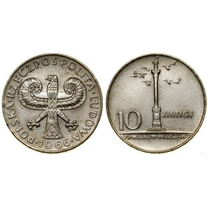 Poľsko, 10 zlotých, 1966, Varšava