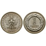 Polska, klaser z monetami polskimi z lat 1990-1995, Warszawa
