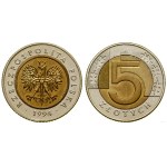 Polska, klaser z monetami polskimi z lat 1990-1995, Warszawa