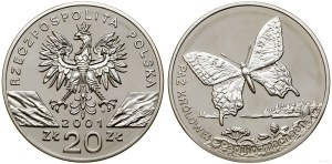 Poland, 20 zloty, 2001, Warsaw