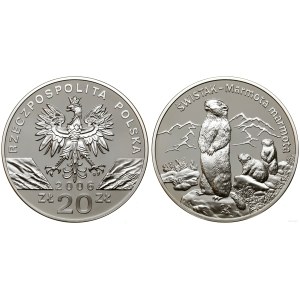 Poľsko, 20 zlotých, 2006, Varšava