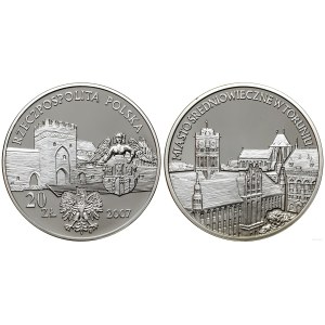 Polsko, 20 zlotých, 2007, Varšava