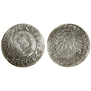 Prusy Książęce (1525-1657), grosz, 1541, Królewiec