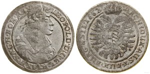 Silesia, 15 krajcars, 1662 GH, Wrocław