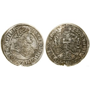 Śląsk, 6 krajcarów, 1673 SHS, Wrocław