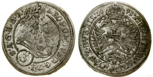 Silesia, 3 krajcars, 1695 MMW, Wrocław