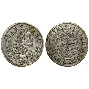 Austria, 3 krajcars, 1634, Graz