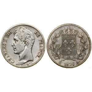 Francja, 2 franki, 1826 A, Paryż