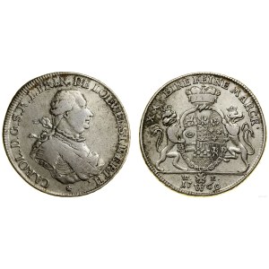 Niemcy, półtalar, 1769 WE, Wertheim