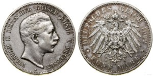 Germany, 5 marks, 1902 A, Berlin