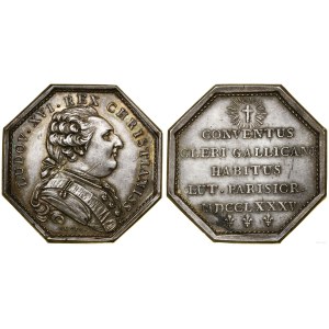 Francja, medal pamiątkowy, 1785