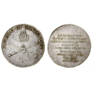 Niemcy, żeton koronacyjny, 1790, Frankfurt