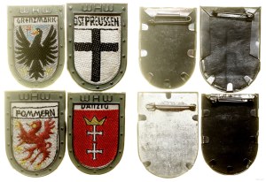 Germany, 4 x Winter Aid pin (Winterhilfswerk), 1936