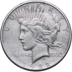 USA, 1 USD 1922 S/San Francisco - Peace
