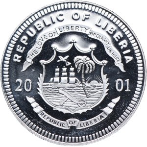 Liberia, 20 $ 2001, NR. 610 Prinzessin Royal