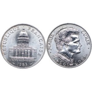 France, 100 francs 1983, 1986 (2pc).