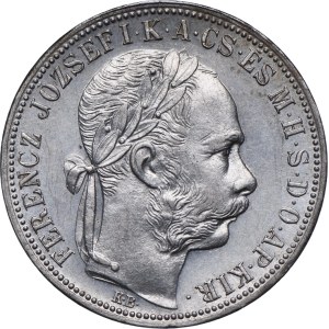 Austria-Hungary, Franz Joseph I, 1 forint 1888 KB, Kremnica