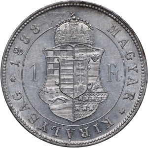 Austria-Hungary, Franz Joseph I, 1 forint 1888 KB, Kremnica
