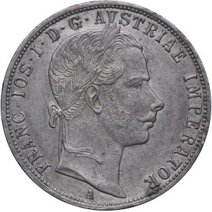 Rakousko-Uhersko, František Josef I., 1 florin 1860 A, Vídeň