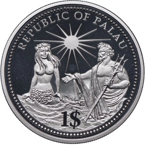 Republic of Palau, $1 1994, Independence