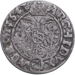 Schlesien, Ferdinand III, 3 krajcara 1643 MI, Wrocław