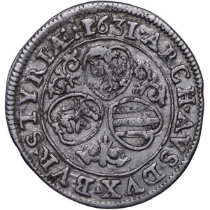 Rakousko, Ferdinand II 3 krajcars 1631, Graz
