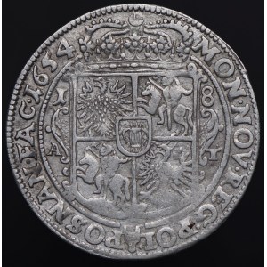 John II Casimir, ort 1654, AT Poznań, reverse side