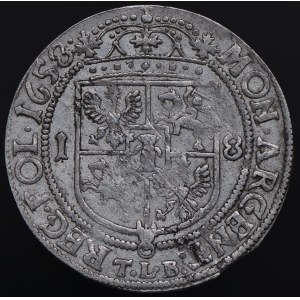 John II Casimir, ort 1658, Krakow