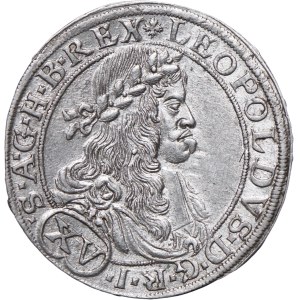 Austria, Leopold I, 15 krajcars 1664 CA, Vienna