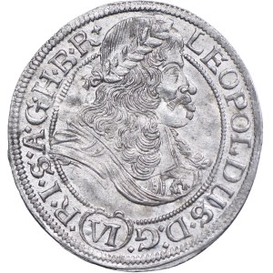 Śląsk, Leopold I, 6 krajcarów 1673, Wrocław