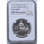 Czechoslovakia, 25 crowns 1954, Kremnica PROOF