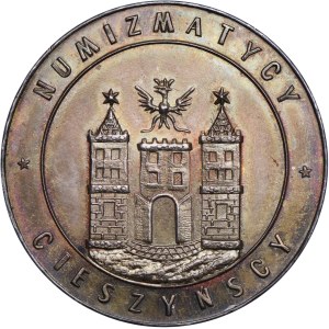Cieszyn medal Cieszyn Numismatics, to commemorate the meeting 1970, silver