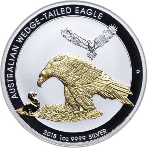 Australia, Elizabeth II $1 2018 Australian Eagle