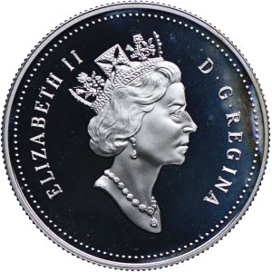 Kanada, Elżbieta II, 50 centów 2000 Orzeł Bielik