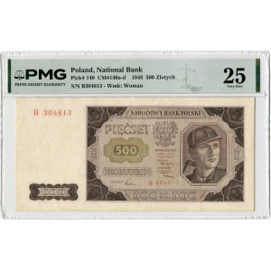 500 zlotých 1948 - B -