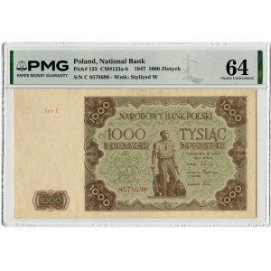 1,000 Gold 1947 - Ser. C -