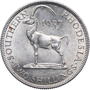 Southern Rhodesia, George VI, 2 shillings 1937