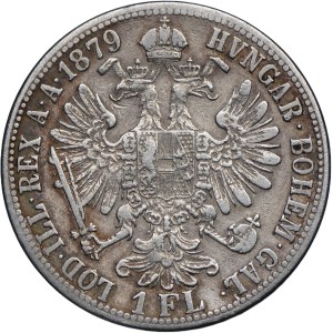 Austria, Franz Joseph I, 1 florin 1879, Vienna