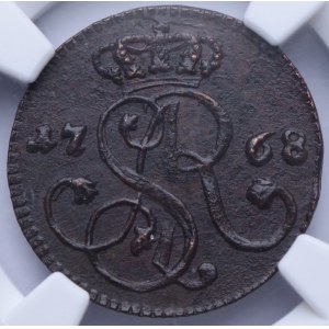 Stanislaw August Poniatowski, 1768 G penny, Krakow