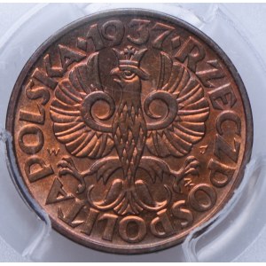 Second Republic, 2 pennies 1937